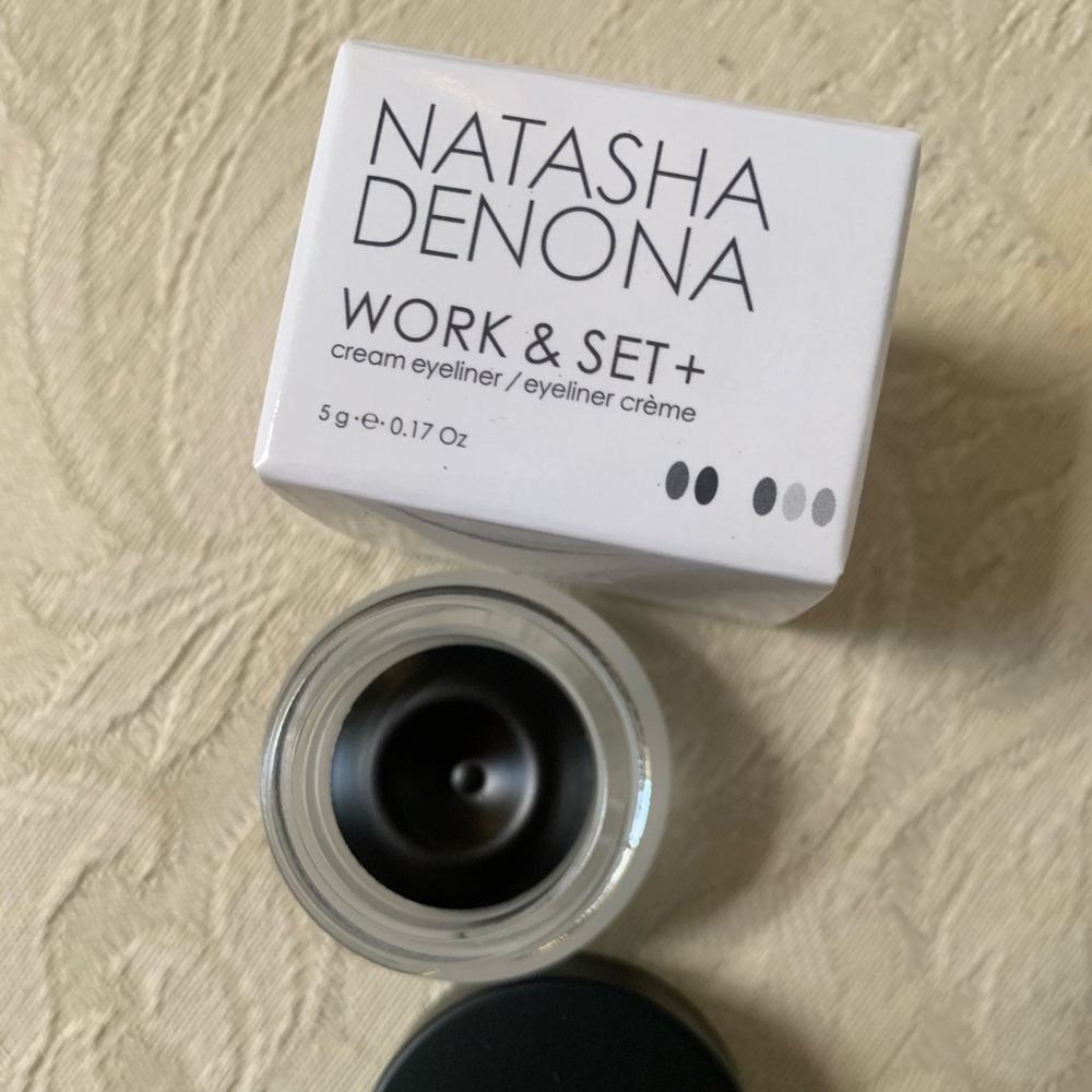 Natasha Denona Work & Set Cream Gel Eyeliner Pot in Black BNIB - Picture 5 of 14
